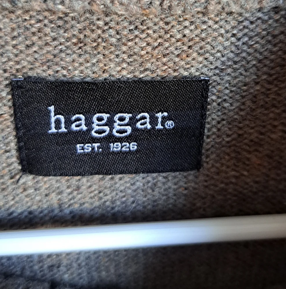 Haggar Men's Wool Blend Sweater Size Large